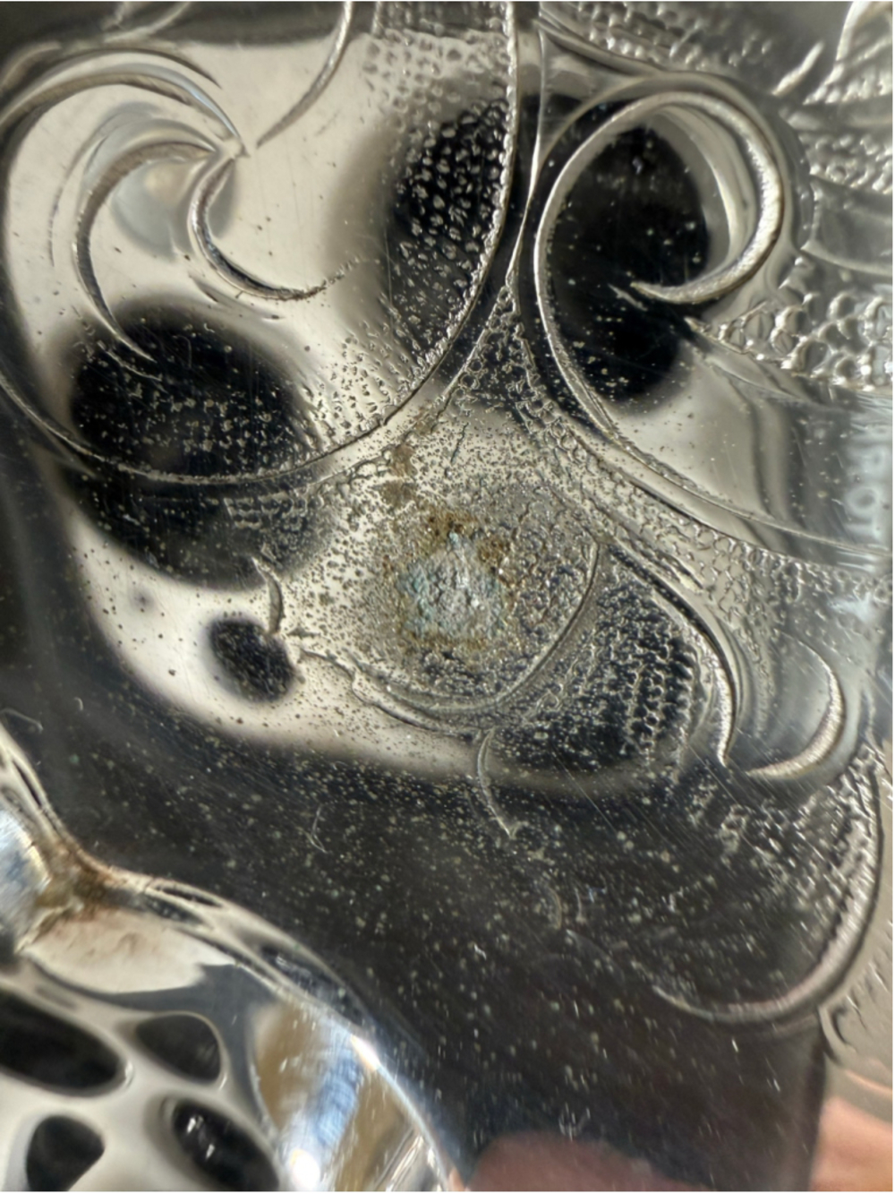 Vtg W. & S. Blackinton Silverplated Footed Serving Tray Ornate Engraved 14.5x11 - Picture 13 of 13